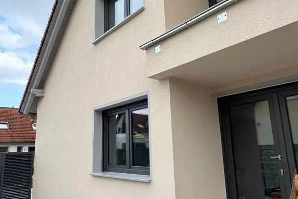 Sanierung der Fassade eines Einfamilienhauses in Erfurt