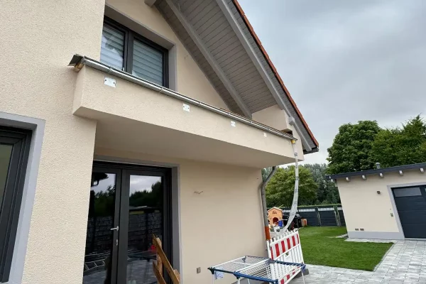 Sanierung der Fassade eines Einfamilienhauses in Erfurt