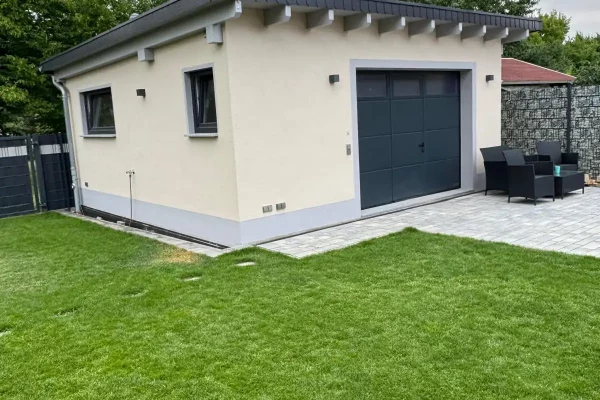 Sanierung der Fassade eines Einfamilienhauses in Erfurt